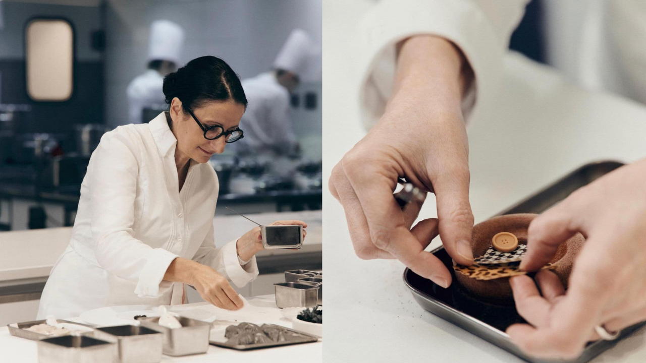 La chef francesa Anne-Sophie Pic, la mujer con más estrellas Michelin en el mundo, ha colaborado con Dior Café Osaka.