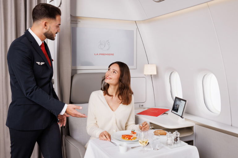 Viajar en primera clase es una experiencia única y bastante cómoda.