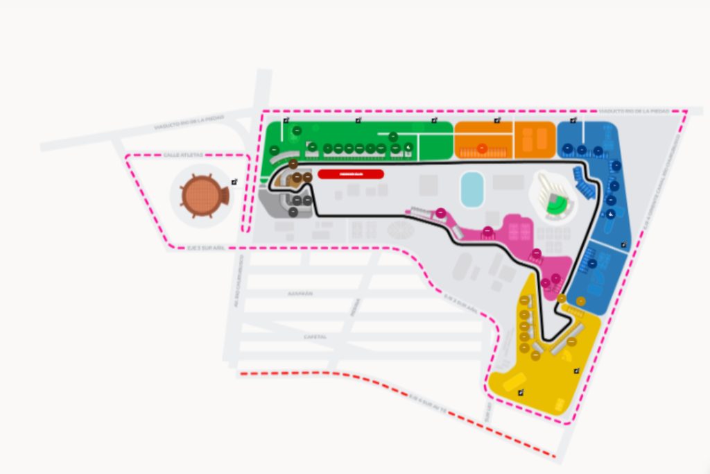 Mapa Gran Premio Ciudad de México